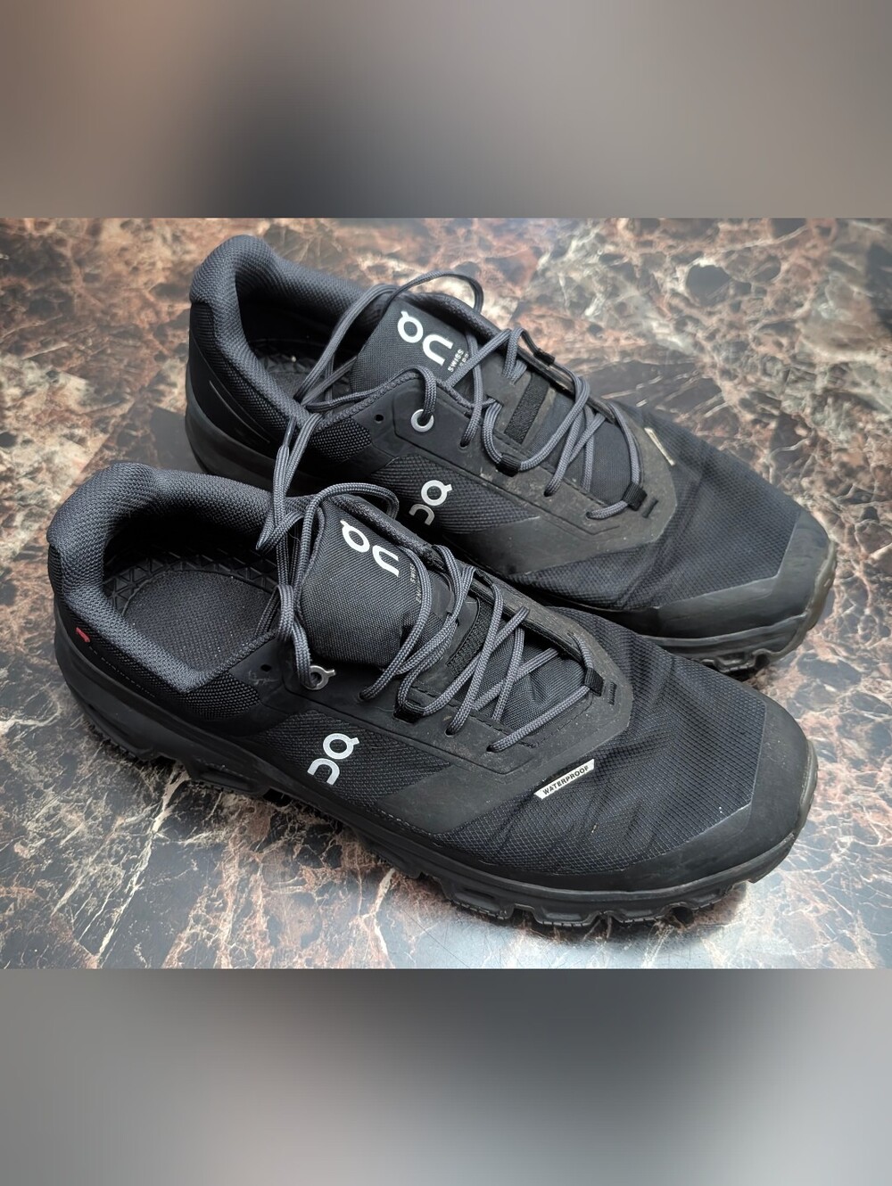 On Running Black Trail Running Sneakers